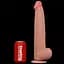 Фалоімітатор LoveToy Sliding-Skin Dual Layer Dong King Sized 34 см тілесний - мініатюра 15