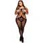 Бодістокінг Baci Criss Cross Crotchless Catsuit XL/XXL чорний - мініатюра 1