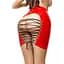 Юбка Glossy Kellie Wetlook M красный - миниатюра 1