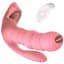 Вібратор 3 в 1 I'MCUM Caterpillar Fantasy Рожевий (IM-KCD226) - мініатюра 1