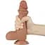 Фаллоимитатор Sliding-Skin Dual Layer Dong 7.5apos;apos; 19.5 см (коричневый) - миниатюра 10