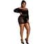 Сукня Moonlight Model 07 Black Plus size - мініатюра 1