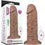Вібратор Lovetoy Realistic Chubby Dildo 10.5'' 26.6 см коричневий - мініатюра 1