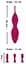 Кліторальний вібратор Sweet Smile Spot Vibrator With 3 Tips 17.9 см рожевий - мініатюра 5