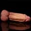 Фалоімітатор LoveToy Dual layered Platinum Silicone 24.5 см тілесний - мініатюра 3