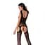 Бодистокинг Passion BS062 комбинезон имитация чулок S/M/L black - миниатюра 2