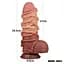 Фаллоимитатор Dual-Layered Silicone Nature Cock 9.5'' 24.5 см коричневый - миниатюра 8