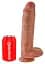 Фалоімітатор King Cock Cock with Balls 29.5 см тілесний - мініатюра 2