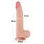 Фаллоимитатор Sliding-Skin Dual Layer Dong 8.5'' 22 см телесный - миниатюра 14