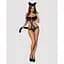 Эротический костюм гепарда Obsessive Gepardina 3 pcs costume черный L/XL - миниатюра 3