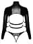 Комплект БДСМ Bad Kitty Naughty Toys Shirt With Thong XL чорний - мініатюра 3