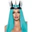 Корона злої королеви Leg Avenue Faux LeaTher spiked crown - мініатюра 1