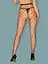Колготки Obsessive Garter S812 S/M/L черный - миниатюра 4