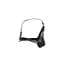 Маска-кляп Head Harness with Mouth Cover and Solid Ball Gag - Black Ouch! 36-OU895BLK 100291 - миниатюра 3