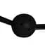 Маска-кляп Head Harness with Mouth Cover and Solid Ball Gag - Black Ouch! 36-OU895BLK 100291 - миниатюра 4