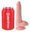 Фалоімітатор King Cock 6" Cock With Balls 17 см тілесний - мініатюра 3