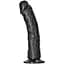 Фалоімітатор RealRock Curved Realistic 8" 20.5 см (чорний) - мініатюра 1