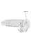 Фаллоимитатор Realrock Crystal Clear 9" 22 см прозрачный - миниатюра 4