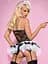 Костюм эротический Obsessive Housemaid L/XL черно-белый - миниатюра 3