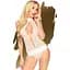 Боді Penthouse Lingerie Perfect Lover S/M білий - мініатюра 1
