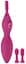Кліторальний вібратор Sweet Smile Spot Vibrator With 3 Tips 17.9 см рожевий - мініатюра 2
