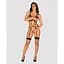 Боді зі стреп із доступом Obsessive Badossa crotchless teddy L/XL - мініатюра 3