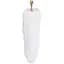 Металева анальна пробка Лисячий хвіст Lockink Sevanda White Fox-Tail Anal Pear-shape Plug - мініатюра 2