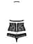 Комплект білизни Obsessive 846-SEG-1 S/M чорний - мініатюра 6
