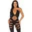 Бодістокінг Leg Avenue Illusion halter bodystocking One size Black доступ - мініатюра 1