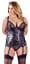 Корсет Cottelli Bondage Basque Bondage, 90E/XL (чорний) - мініатюра 1