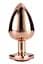 Анальна пробка Gleaming Love Gold Plug L 9.5 см (золотий) - мініатюра 1