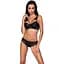 Комплект из эко-кожи с кружевом Passion Loona Set black L/XL - миниатюра 1