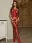 Бодістокінг з імітацією корсету S-L Червоний - мініатюра 2