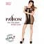Бодистокинг Passion BS027 Black, платье-сетка на бретелях, очень откровенное - миниатюра 5