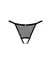 Прозрачные стринги с доступом Obsessive Celia Noir crotchless thong XS/S - миниатюра 5