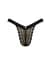 Кружевные трусики с заниженной талией Obsessive Estiqua panties черные M/L - миниатюра 5