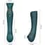 Смарт-вибратор 3 в 1 Zalo Queen Jewel Green пульсирующая жемчужина и вакуум кристалл Swarovski - миниатюра 3