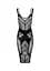 Сексуальное платье Obsessive D609 S/M/L черный - миниатюра 6