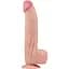 Фалоімітатор LoveToy Sliding-Skin Dual Layer Dong King Sized 31 см тілесний - мініатюра 1