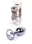 Анальная пробка Jawellery Dark Silver PLUG Clear Boss Series 64-00030 98284 - миниатюра 1