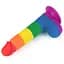 Фаллоимитатор LoveToy Prider Dildo 7.5" 19.5 см радужный - миниатюра 4