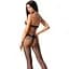Відкритий бодістокінг Passion BS080 Black - мініатюра 2