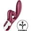 Вібратор-кролик Satisfyer Touch Me Red подвійний відросток 3 двигуна Red - мініатюра 2