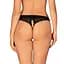 Трусики-стринги Obsessive Chemeris Crotchless XL/2XL черный - миниатюра 2