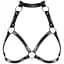 Портупея на грудь Obsessive A740 harness black, искусственная кожа - миниатюра 1