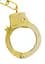 Наручники Toy Joy Fun Cuffs золотий - мініатюра 3
