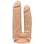 Фалоімітатор подвійний Adrien Lastic SilexD Double Gusto 19.5 см тілесний - мініатюра 1