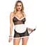 Эротический костюм Leg Avenue Roleplay Seductive French Maid White/Black One size - миниатюра 1