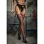 Панчохи Leg Avenue Daisy Dot Fishnet Stockings One Size Black - мініатюра 7