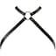 Портупея из экокожи Bijoux Indiscrets MAZE — Cross Chest Harness Black - миниатюра 1